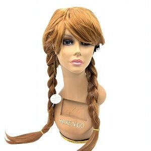 Annabelle Deluxe Wig Premium Synthetic Fibers Cosplay Costume Horror Halloween